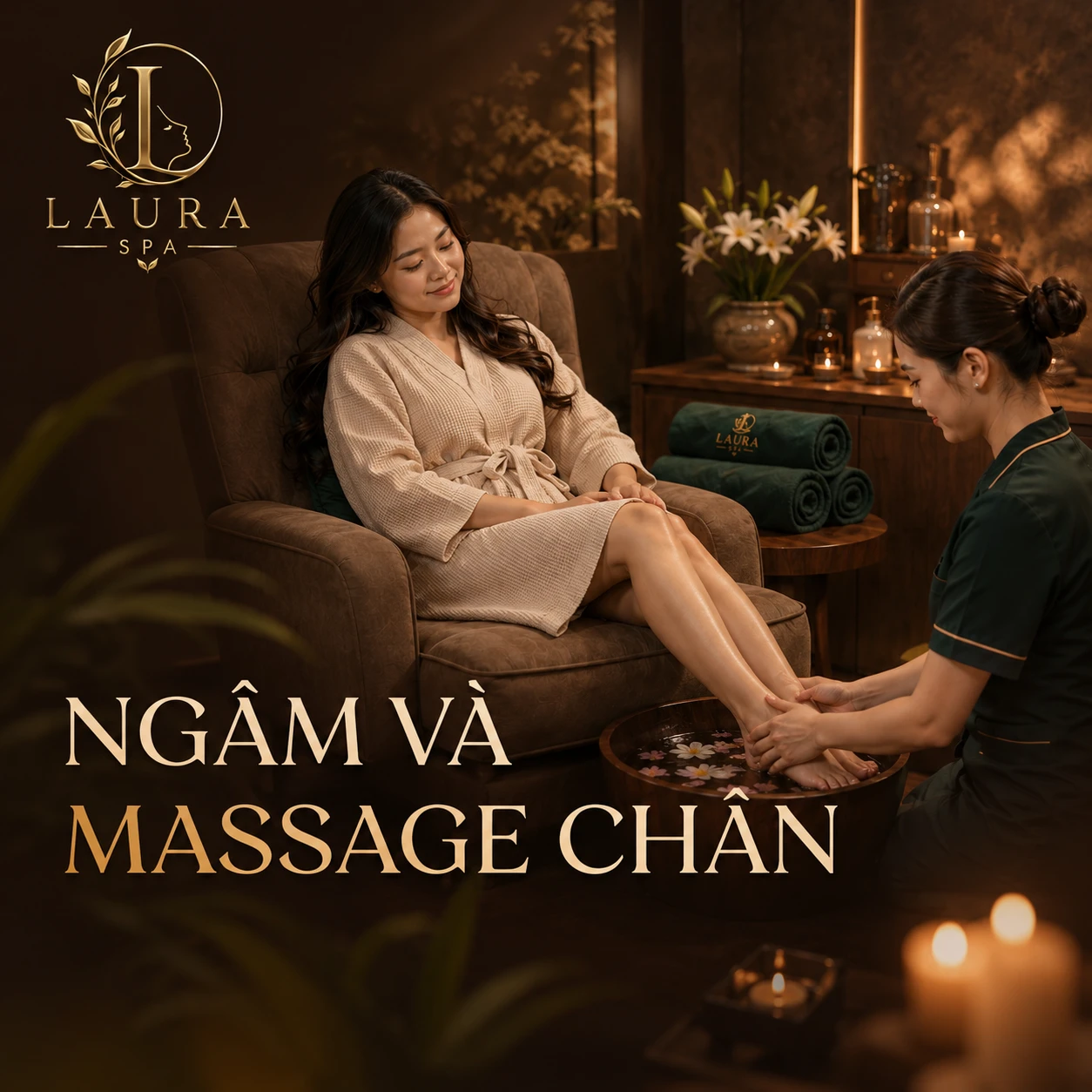Ngâm Và Massage Chân Premium