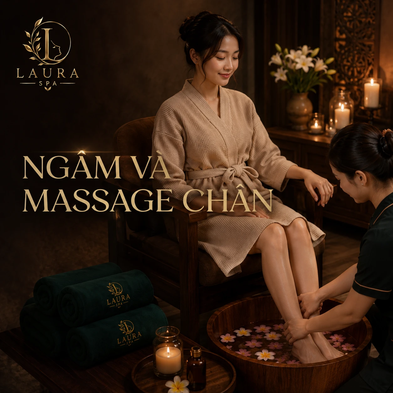 Ngâm Và Massage Chân Premium