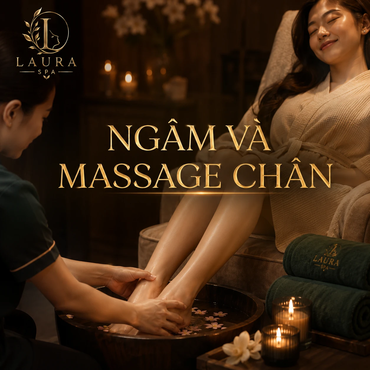 Ngâm Và Massage Chân Premium