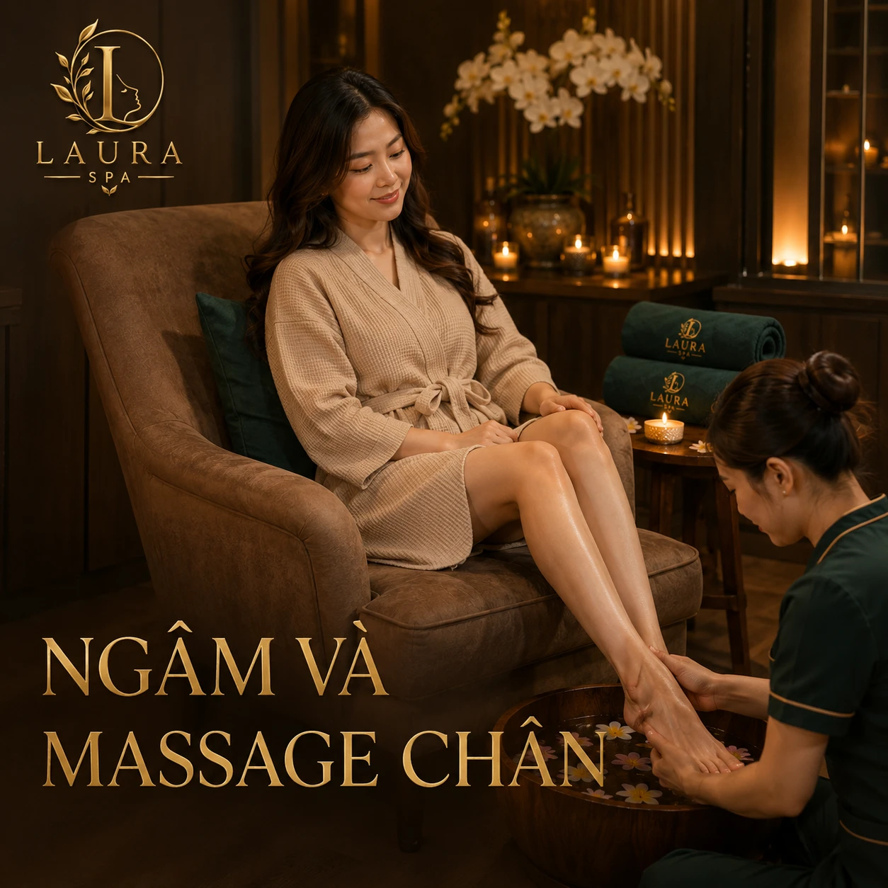 Ngâm Và Massage Chân Premium